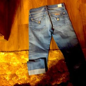 Hudson cropped new jeans